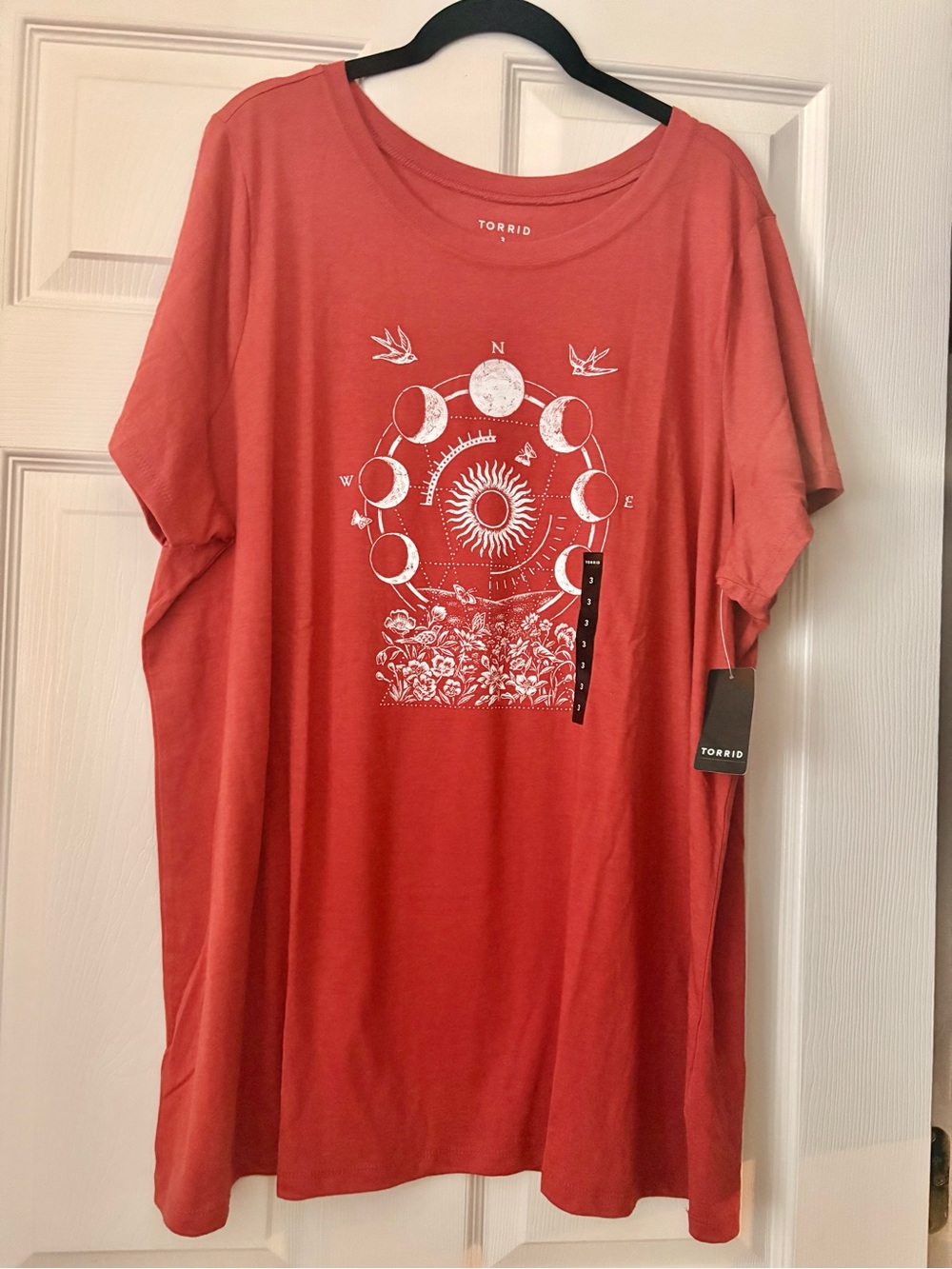 Torrid 3X Orange spice everyday crew short-sleeved T-Shirt NWT